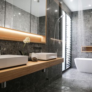 Custom bathroom joinery